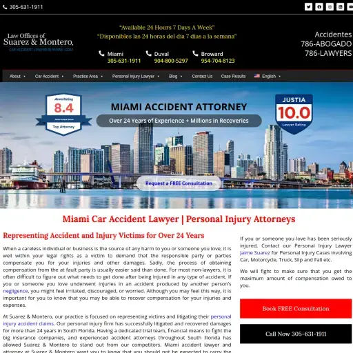 Suarez And Montero Car Accident Lawyer Miami .Com