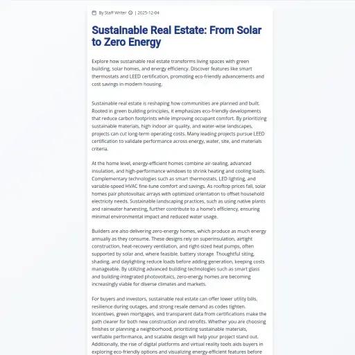 Sustainable Solar and Storage, LLC