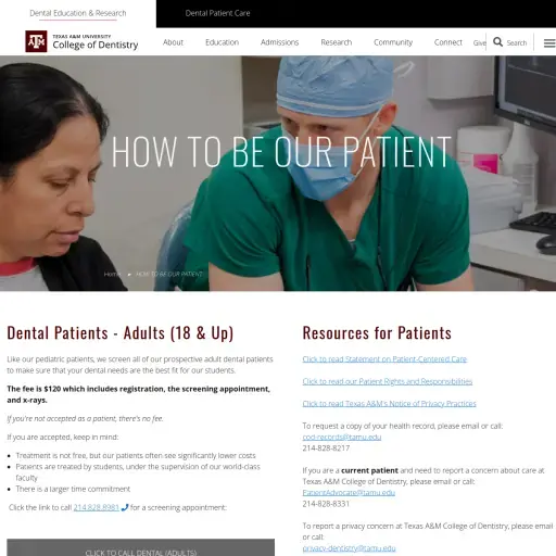 Texas A&M University College of Dentistry Clinic and Education Building
