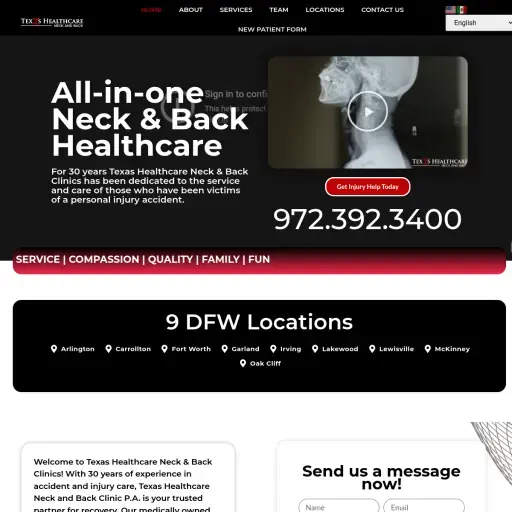 Texas Healthcare Neck & Back Clinics P.A.