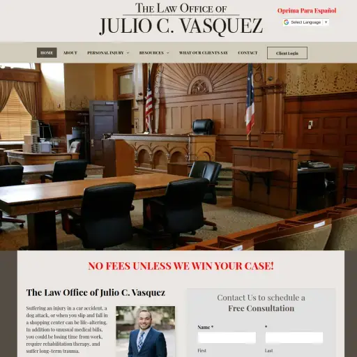 The Law Office of Julio C. Vasquez, P.C.