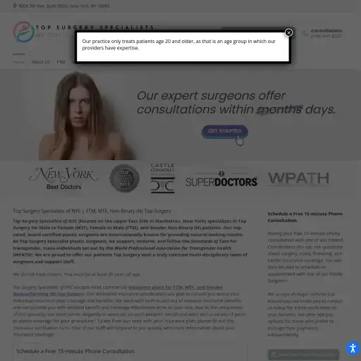 Top Surgery Specialists of NYC