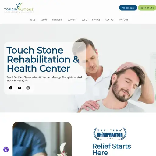 Touch Stone Rehabilitation & Health Center Dr Angelo DiMaggio Dc car accidents
