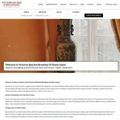 Victorian Bed And Breakfast Of Staten Island