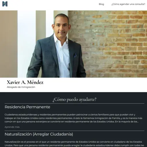Xavier A. Mendez Law Firm, PLLC Immigration Attorneys